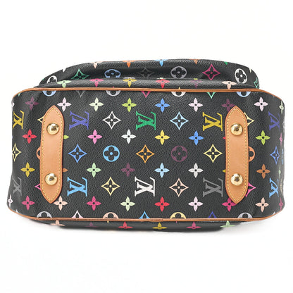 LOUIS VUITTON Louis Vuitton Monogram Multicolor Rita 2wa Handbag Black Multicolor Gold-Tone Hardware, Pre-Owned