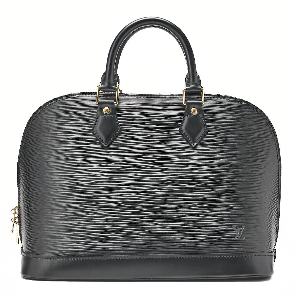 LOUIS VUITTON Louis Vuitton Epi Alma PM Handbag M52142 Noir Gold-Tone Hardware, Pre-Owned