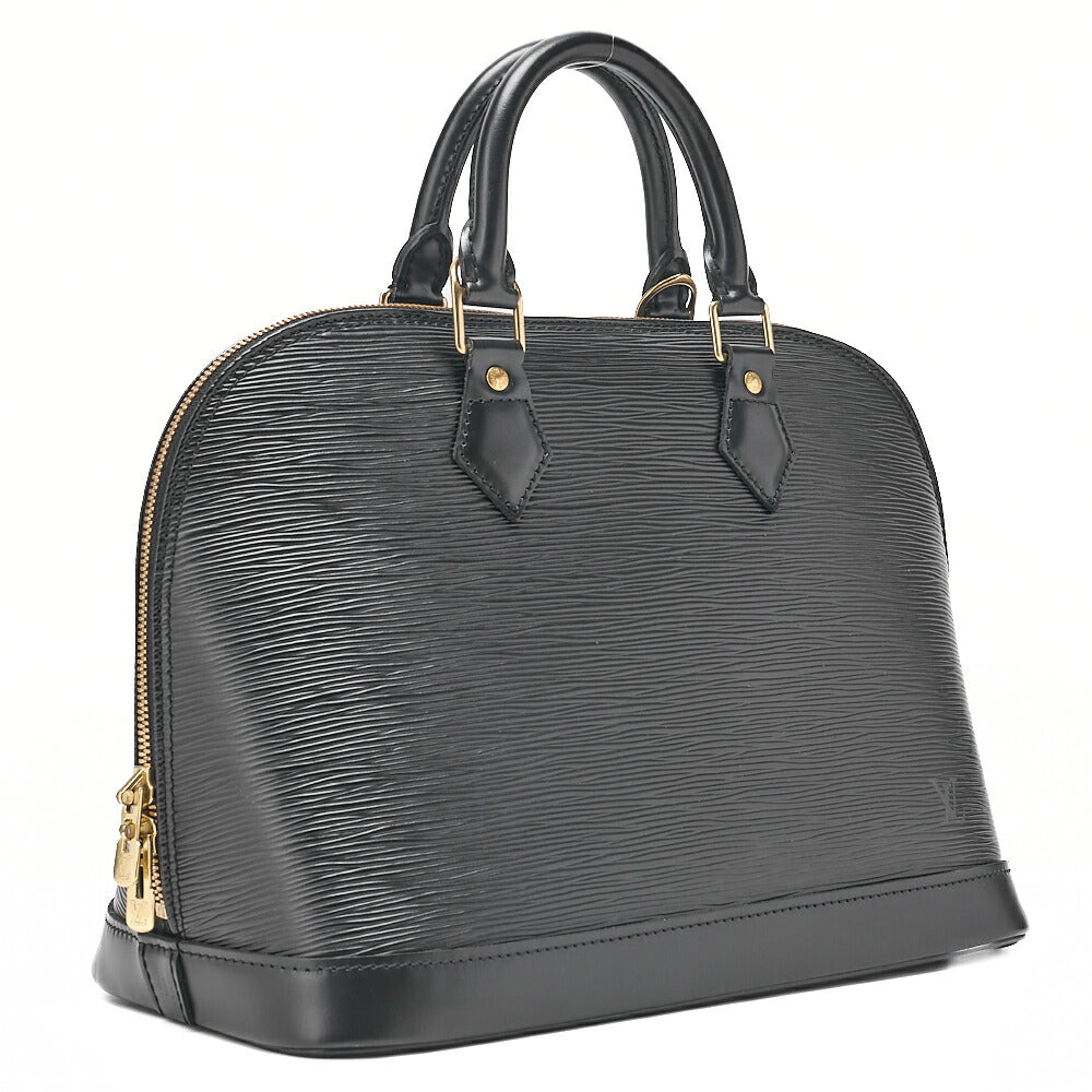 LOUIS VUITTON Louis Vuitton Epi Alma PM Handbag M52142 Noir Gold-Tone Hardware, Pre-Owned