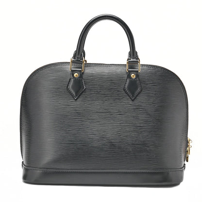 LOUIS VUITTON Louis Vuitton Epi Alma PM Handbag M52142 Noir Gold-Tone Hardware, Pre-Owned