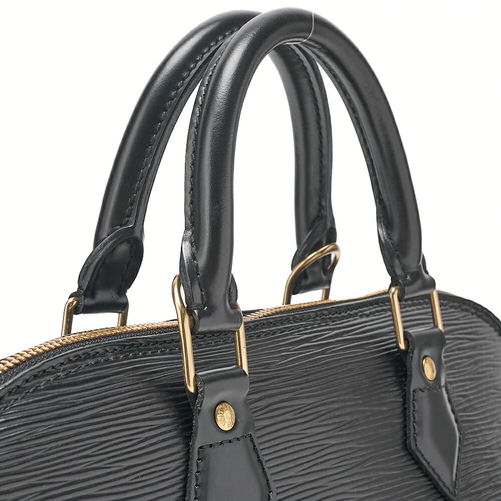 LOUIS VUITTON Louis Vuitton Epi Alma PM Handbag M52142 Noir Gold-Tone Hardware, Pre-Owned