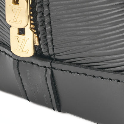LOUIS VUITTON Louis Vuitton Epi Alma PM Handbag M52142 Noir Gold-Tone Hardware, Pre-Owned