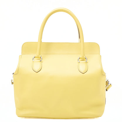 Hermes Hermes Toolbox 26 Swift Lime 2-way Handbag Silver-Tone Hardware, Pre-Owned