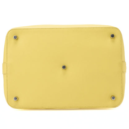Hermes Hermes Toolbox 26 Swift Lime 2-way Handbag Silver-Tone Hardware, Pre-Owned