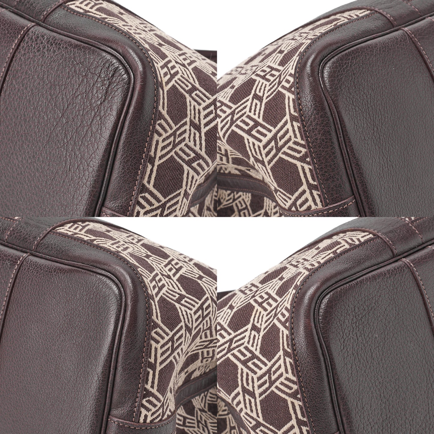 Hermes Hermes Garden Party PM Tote Bag Toirsault Ash Brown Silver-Tone Hardware, Pre-Owned