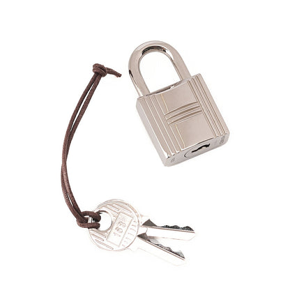 Hermes Hermes Picotan Lock MM Handbag Togo Rose Shocking Silver-Tone Hardware, Pre-Owned