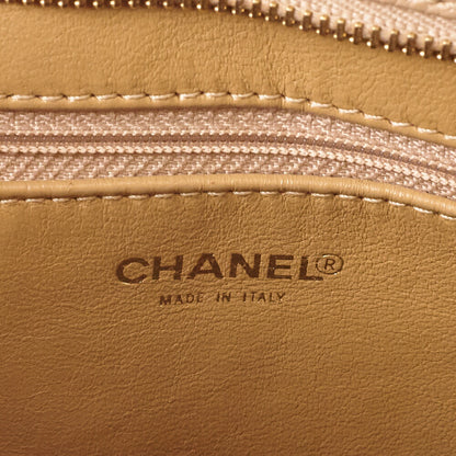 CHANEL Chanel Matelasse Reissue Tote Bag Caviar Skin Beige Gold-Tone Hardware, Pre-Owned