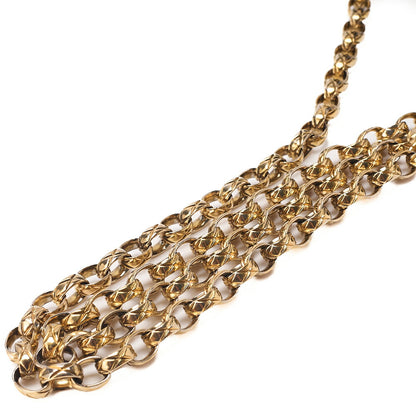 CHANEL Lambskin Minimat Telass? Full Flap Bijou Chain Shoulder Black Gold-Tone Hardware, Pre-Owned