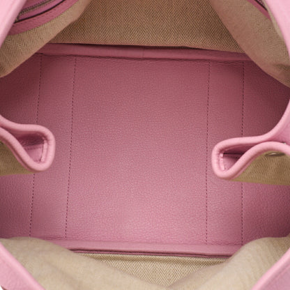 Hermes Hermes Garden Party PM Negonda Tote Bag Rose Sakura Silver-Tone Hardware, Pre-Owned