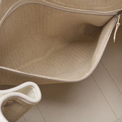 Hermes Hermes Garden Party PM Negonda Tote Bag White Silver-Tone Hardware, Pre-Owned