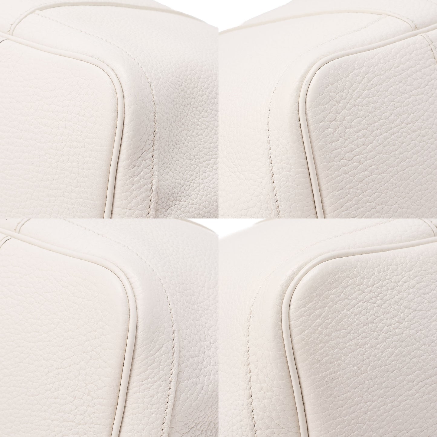 Hermes Hermes Garden Party PM Negonda Tote Bag White Silver-Tone Hardware, Pre-Owned