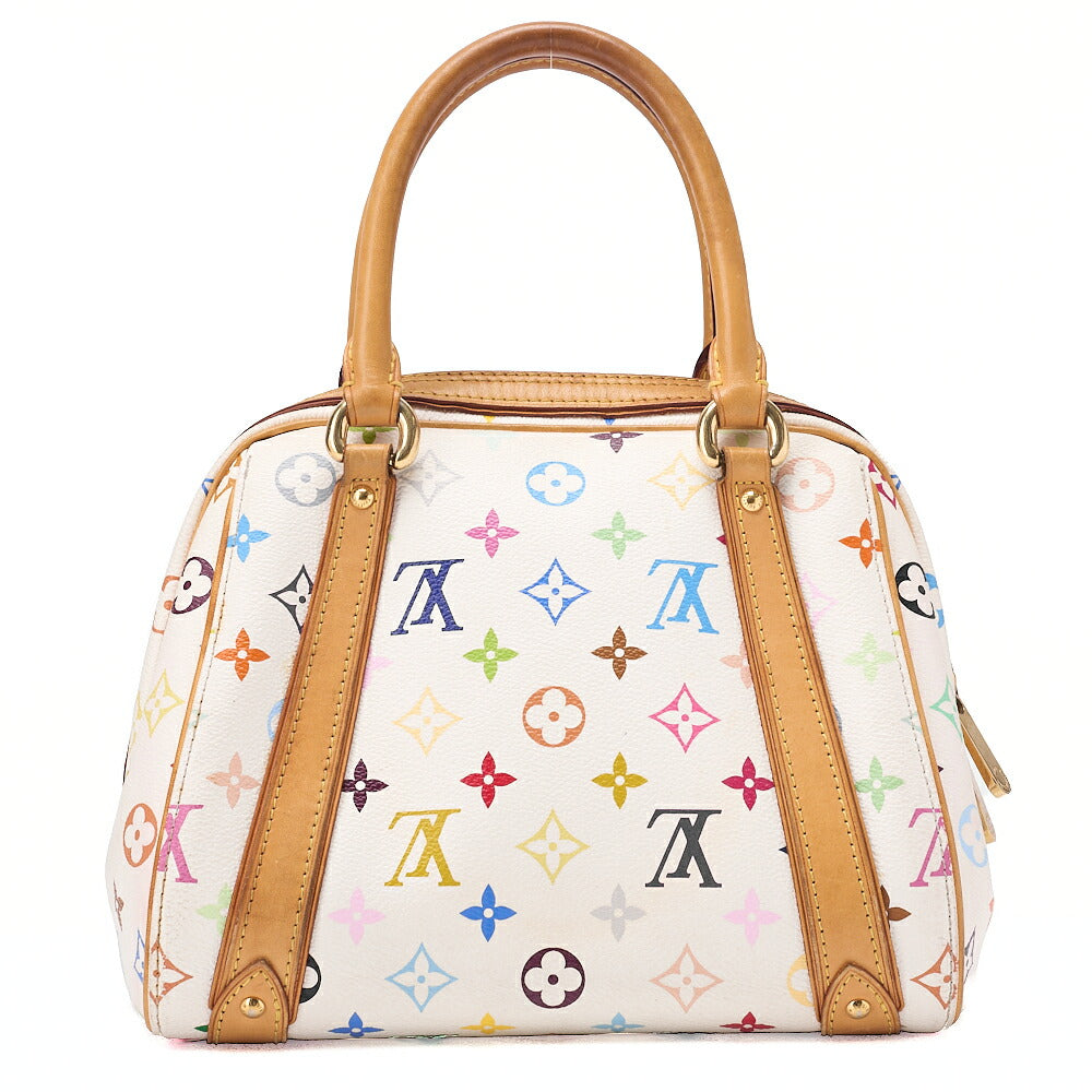 LOUIS VUITTON Louis Vuitton Monogram Handbag Priscilla M40096 White Multicolor Gold-Tone Hardware, Pre-Owned