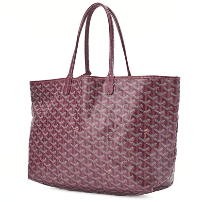 GOYARD Saint-Louis PM Tote Bag Coated Canvas Boltau Silver-Tone Hardware, Pre-Owned