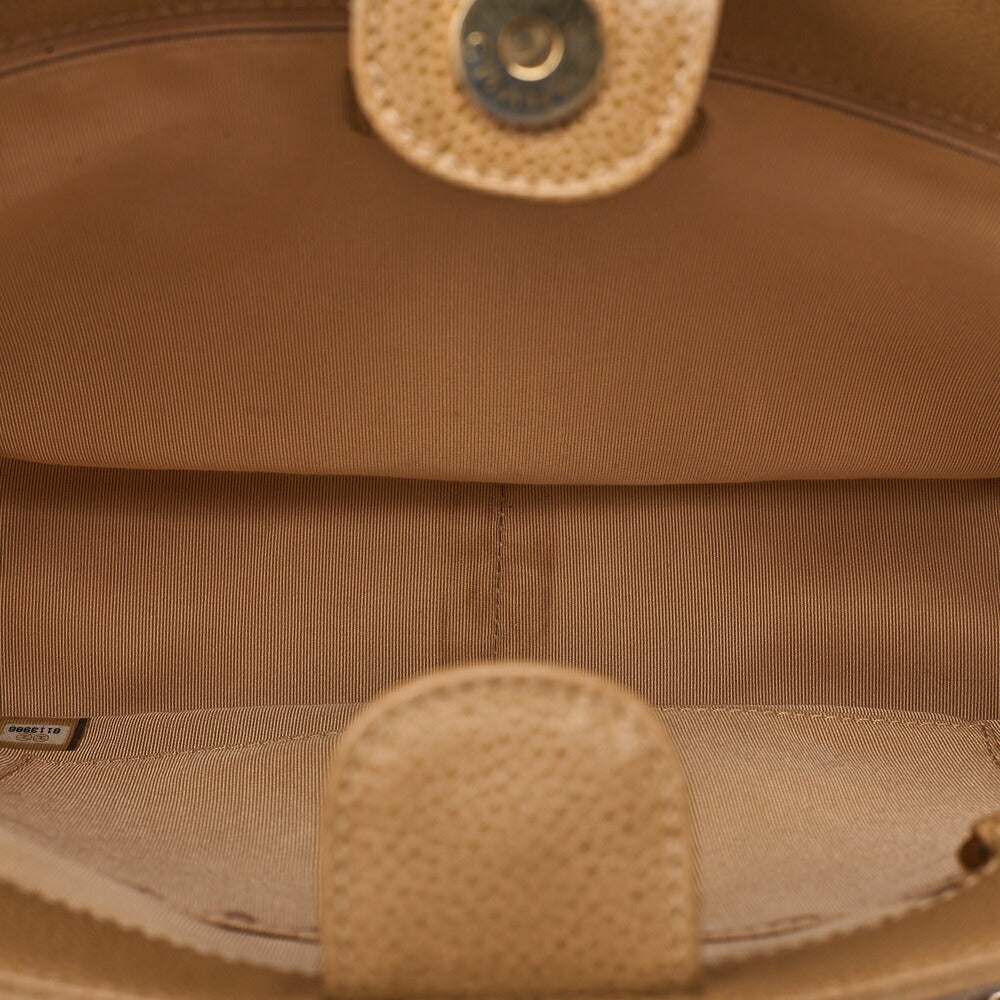 CHANEL Tote Bag Matelasse Caviar Skin Beige PST Gold-Tone Hardware, Pre-Owned