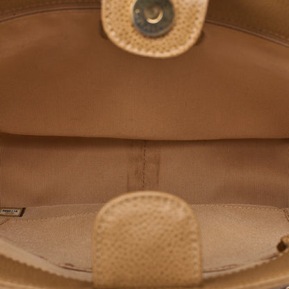 CHANEL Tote Bag Matelasse Caviar Skin Beige PST Gold-Tone Hardware, Pre-Owned