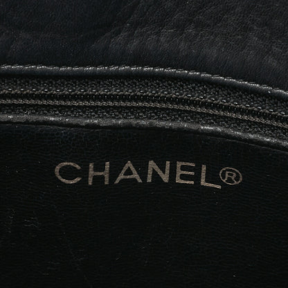 CHANEL Matelasse Double Chain Shoulder with Pull Charm Lambskin Black Gold-Tone Hardware, Pre-Owned