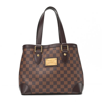 LOUIS VUITTON Louis Vuitton Damier Hampstead PM Tote Bag N51205 Brown Gold-Tone Hardware, Pre-Owned