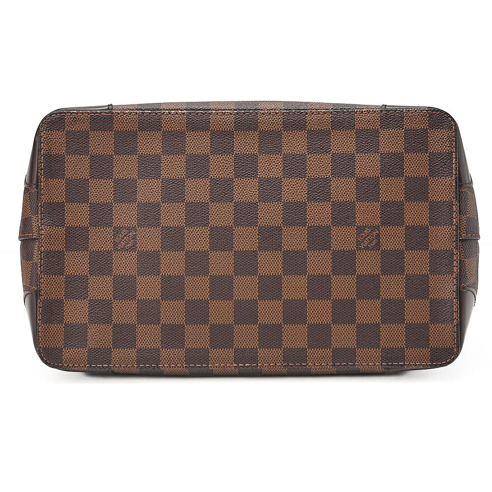 LOUIS VUITTON Louis Vuitton Damier Hampstead PM Tote Bag N51205 Brown Gold-Tone Hardware, Pre-Owned