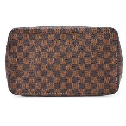 LOUIS VUITTON Louis Vuitton Damier Hampstead PM Tote Bag N51205 Brown Gold-Tone Hardware, Pre-Owned