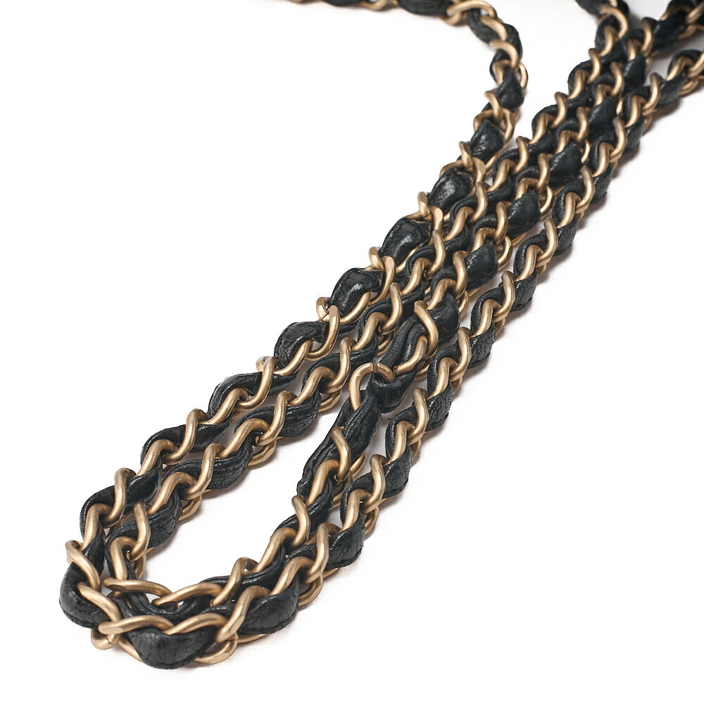 CHANEL Vintage Calf Matelasse 2.55 Turn Lock Chain Shoulder Black-Tone Hardware, Pre-Owned