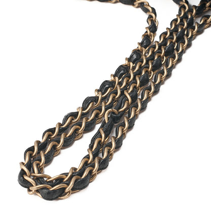 CHANEL Vintage Calf Matelasse 2.55 Turn Lock Chain Shoulder Black-Tone Hardware, Pre-Owned