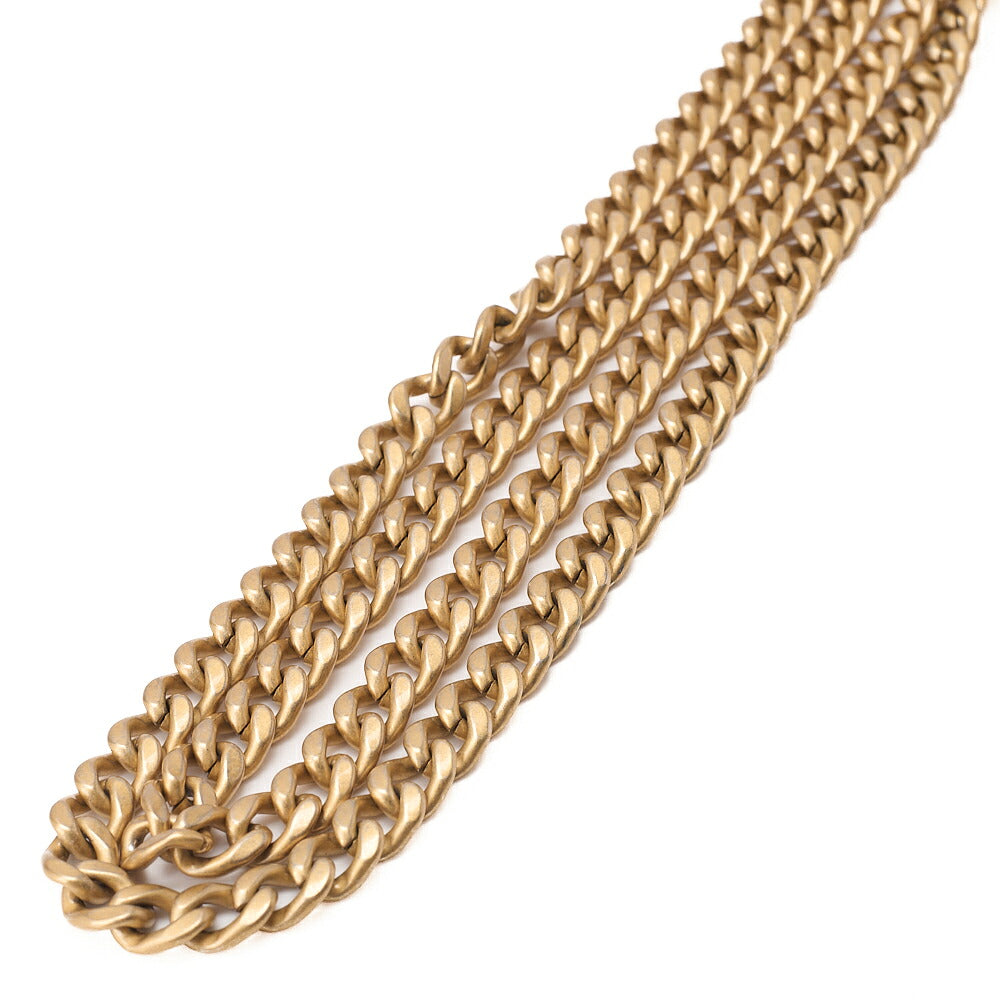 CHANEL Matelasse Biju Coco Chain Wallet Lambskin Navy Gold-Tone Hardware, Pre-Owned