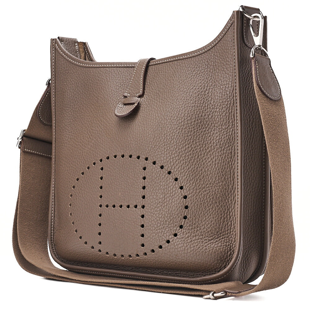 HERMES Hermes Eveline 3GM Trois Trion C?mence Shoulder Bag Etope Silver-Tone Hardware, Pre-Owned