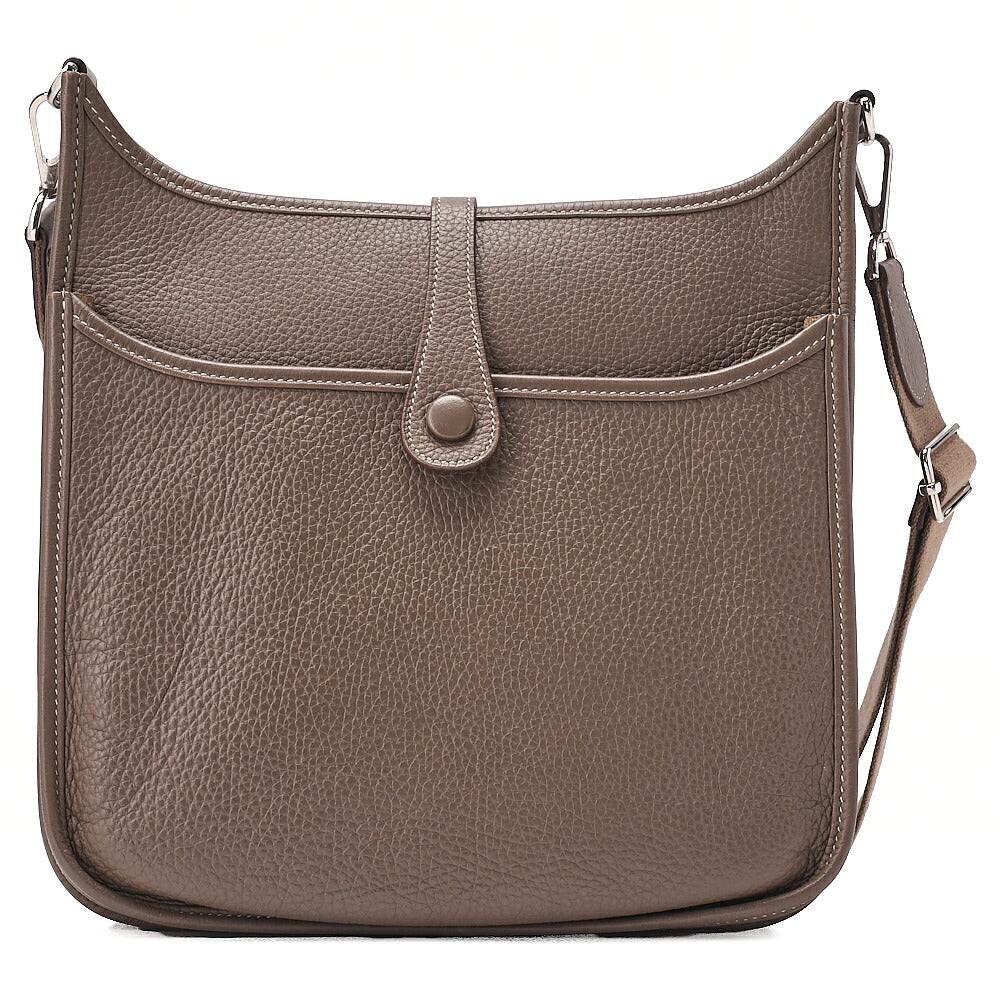 HERMES Hermes Eveline 3GM Trois Trion C?mence Shoulder Bag Etope Silver-Tone Hardware, Pre-Owned