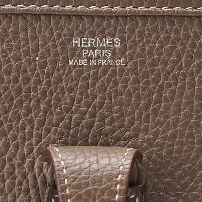 HERMES Hermes Eveline 3GM Trois Trion C?mence Shoulder Bag Etope Silver-Tone Hardware, Pre-Owned