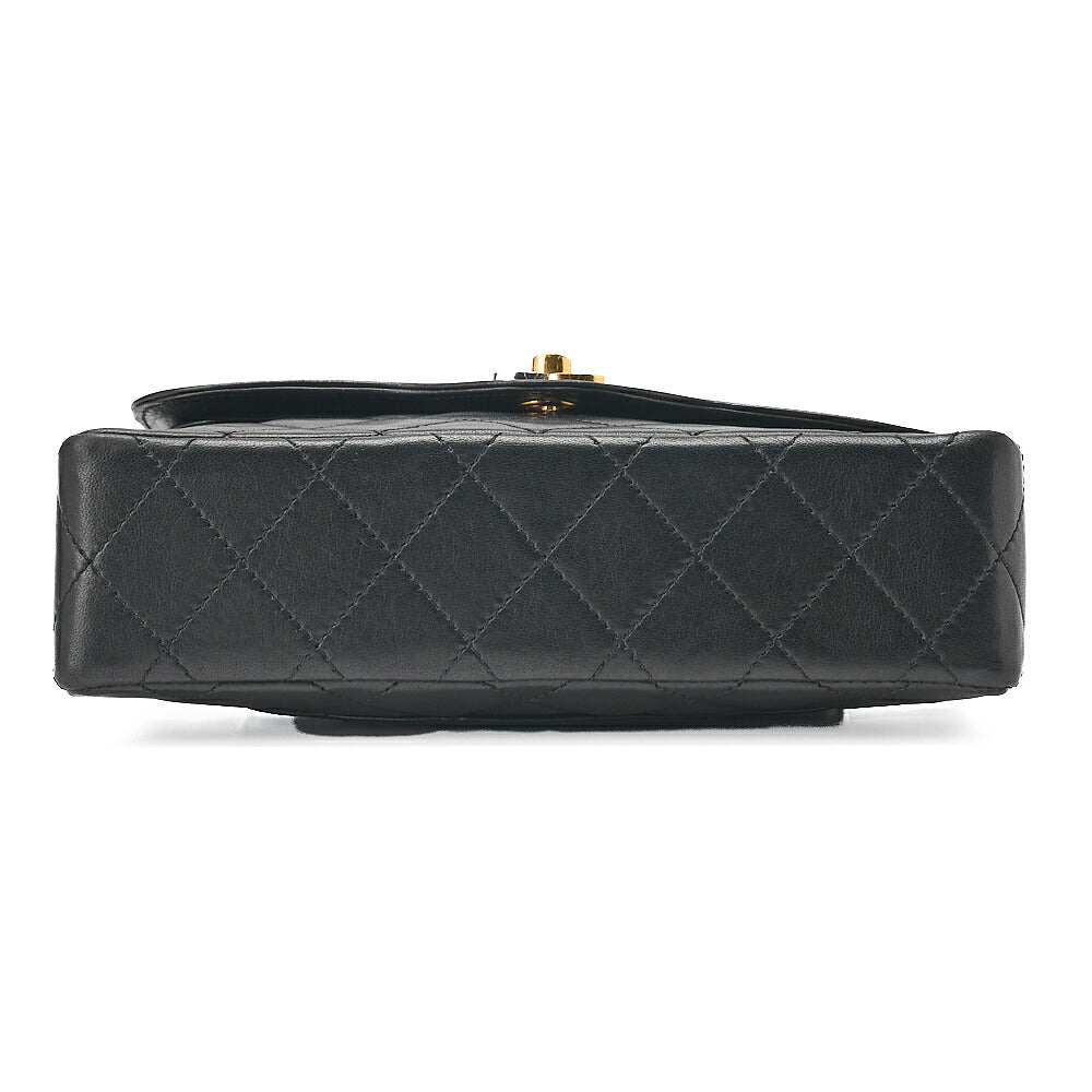 CHANEL Lambskin Matelasse 22cm Paris Limited Edition Shoulder Bag Black Gold-Tone Hardware, Pre-Owned