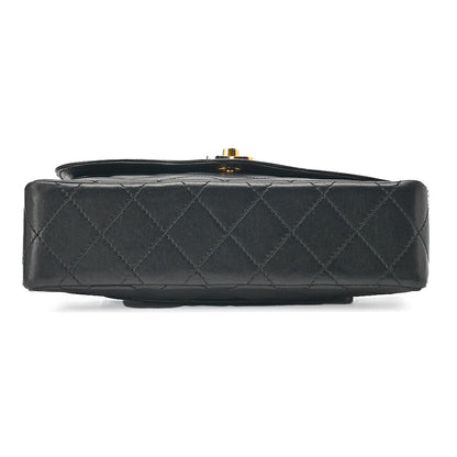 CHANEL Lambskin Matelasse 22cm Paris Limited Edition Shoulder Bag Black Gold-Tone Hardware, Pre-Owned