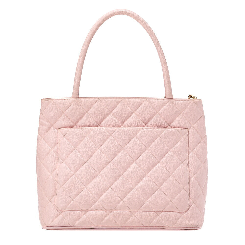 CHANEL Matelasse Reissue Tote Caviar Skin Pink Gold-Tone Hardware, Pre-Owned