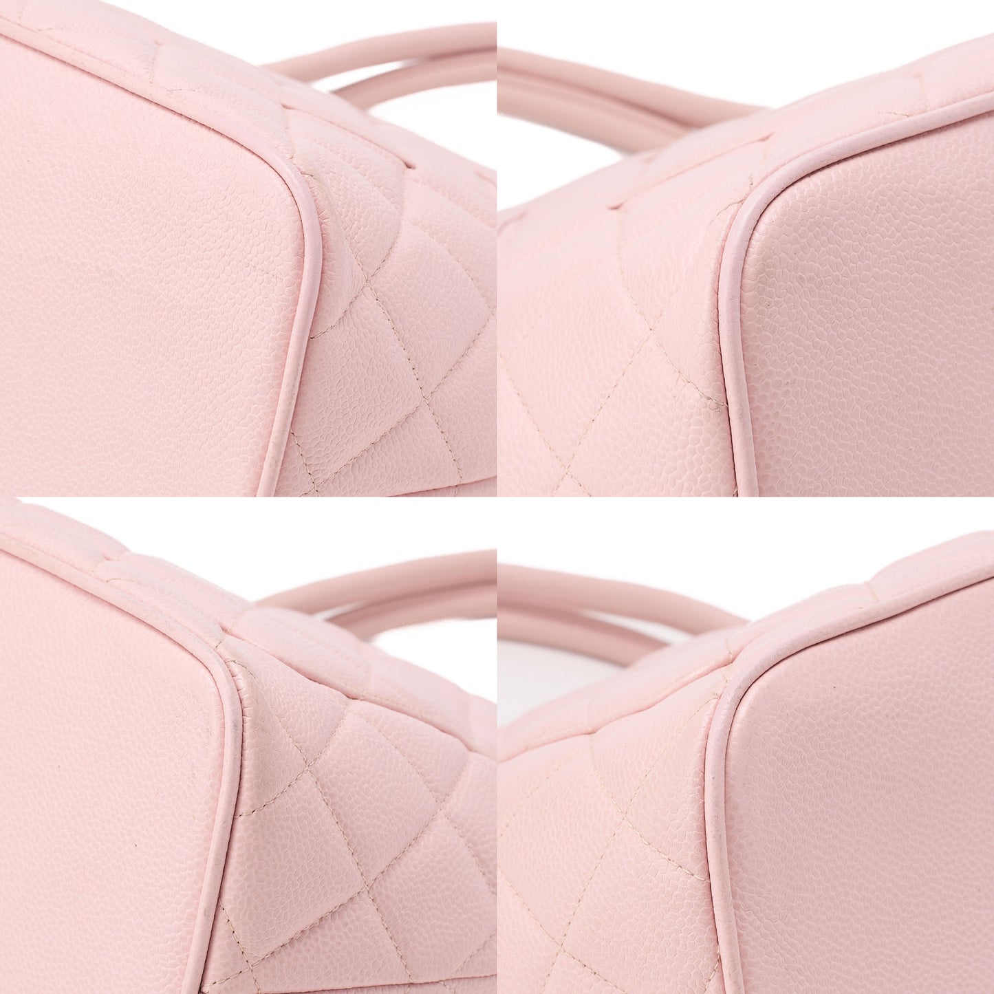 CHANEL Matelasse Reissue Tote Caviar Skin Pink Gold-Tone Hardware, Pre-Owned