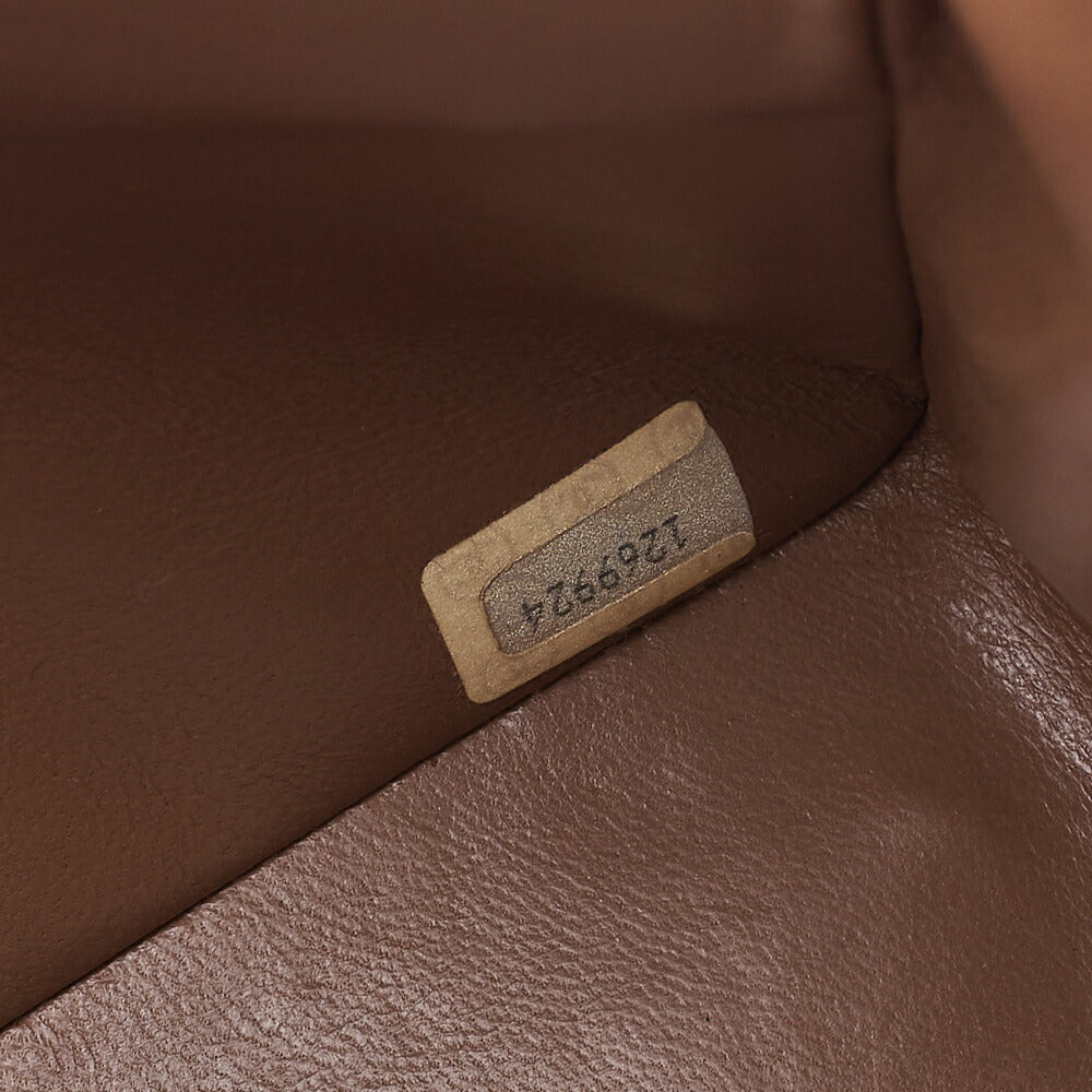 CHANEL Lambskin Matelasse Single Flap Chain Shoulder Beige x Black Gold-Tone Hardware, Pre-Owned