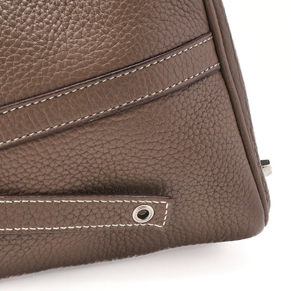 HERMES Hermes Picotin Lock MM Taurillon Clemence ?toupe Silver-Tone Hardware, Pre-Owned