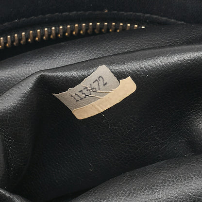 CHANEL Chanel Matelasse Plate Charm Chain Shoulder Lambskin Black Gold-Tone Hardware, Pre-Owned
