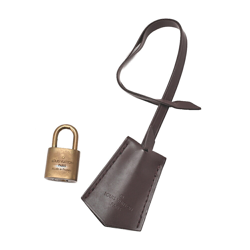 LOUIS VUITTON Louis Vuitton Damier Duomo Handbag N60008 Brown Gold-Tone Hardware, Pre-Owned