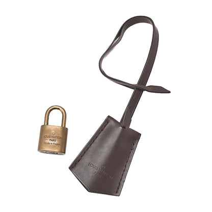 LOUIS VUITTON Louis Vuitton Damier Duomo Handbag N60008 Brown Gold-Tone Hardware, Pre-Owned