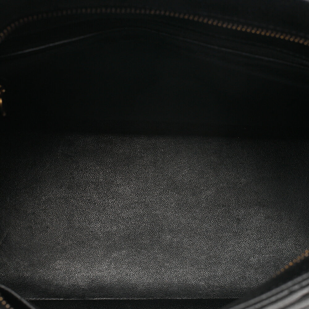 CHANEL Chanel Matelasse Reissue Tote Caviar Skin Black Gold-Tone Hardware, Pre-Owned