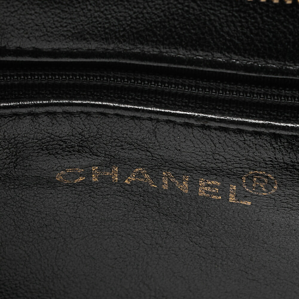CHANEL Chanel Matelasse Reissue Tote Caviar Skin Black Gold-Tone Hardware, Pre-Owned