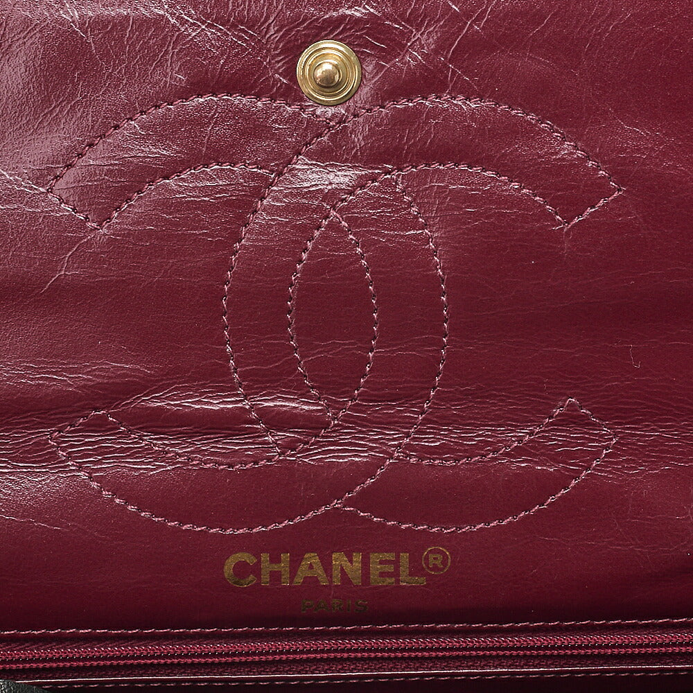 CHANEL Lambskin Matelasse 26cm Paris Limited Double Flap Shoulder Bag Black Gold-Tone Hardware, Pre-Owned