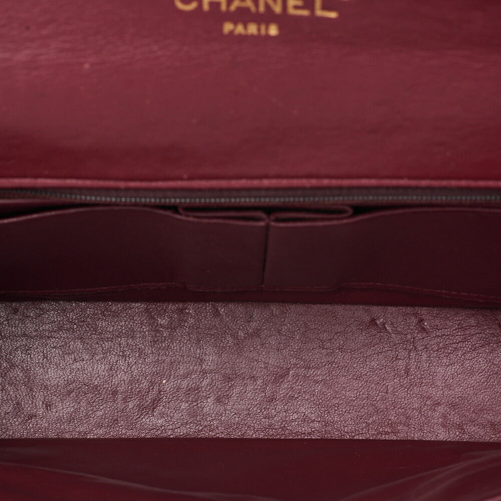 CHANEL Matelasse Circle Coco Lambskin Chain Shoulder Black Gold-Tone Hardware, Pre-Owned