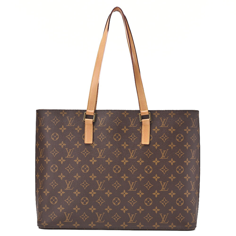 LOUIS VUITTON Louis Vuitton Tote Bag Monogram LUCO M51155 Brown Gold-Tone Hardware, Pre-Owned