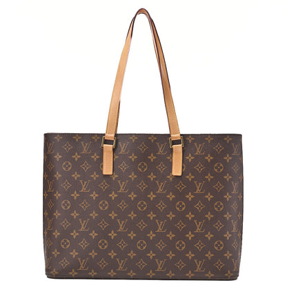 LOUIS VUITTON Louis Vuitton Tote Bag Monogram LUCO M51155 Brown Gold-Tone Hardware, Pre-Owned