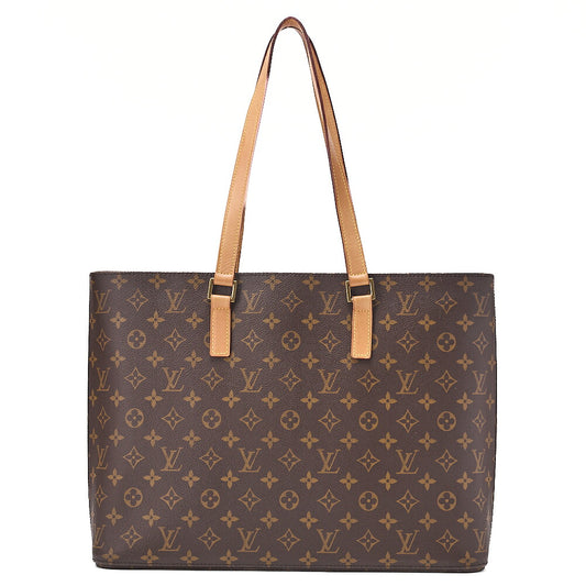 LOUIS VUITTON Louis Vuitton Tote Bag Monogram LUCO M51155 Brown Gold-Tone Hardware, Pre-Owned