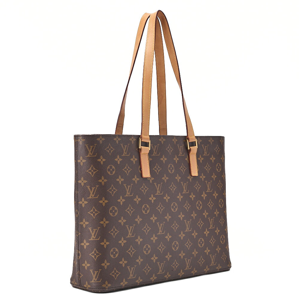 LOUIS VUITTON Louis Vuitton Tote Bag Monogram LUCO M51155 Brown Gold-Tone Hardware, Pre-Owned