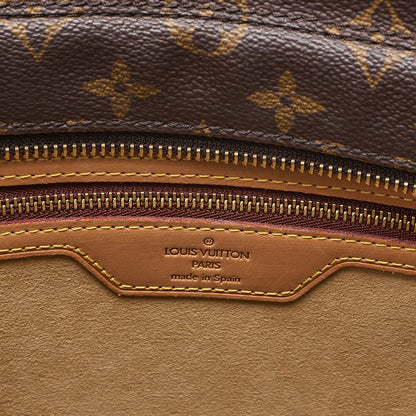 LOUIS VUITTON Louis Vuitton Tote Bag Monogram LUCO M51155 Brown Gold-Tone Hardware, Pre-Owned