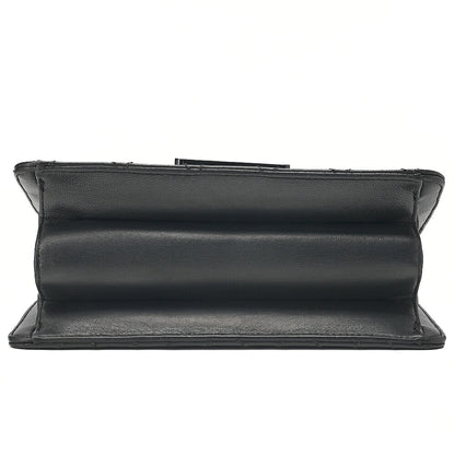 CHANEL Chanel Matelasse Beauty Lock Chain Shoulder Calfskin Black Gold-Tone Hardware, Pre-Owned
