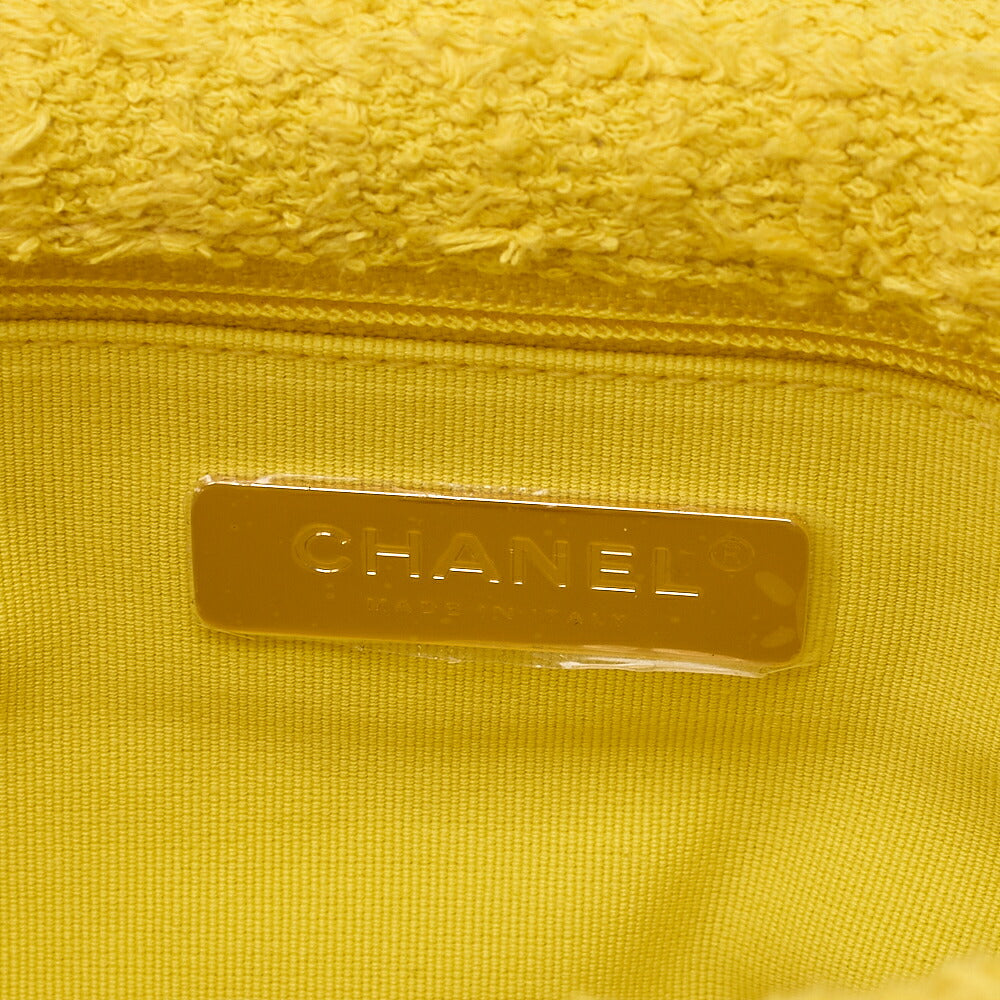 CHANEL Matelasse Chanel 19 Tweed 2-Way Chain Shoulder Yellow Gold X Silver-Tone Hardware, Pre-Owned