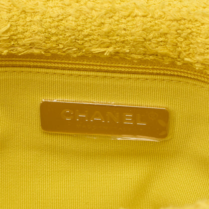 CHANEL Matelasse Chanel 19 Tweed 2-Way Chain Shoulder Yellow Gold X Silver-Tone Hardware, Pre-Owned